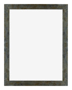 Mura MDF Photo Frame 75x100cm Blue Gold Melange Front | Yourdecoration.com