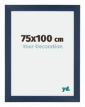 Mura MDF Photo Frame 75x100cm Dark Blue Swept Front Size | Yourdecoration.com