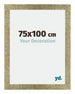 Mura MDF Photo Frame 75x100cm Gold Antique Front Size | Yourdecoration.com