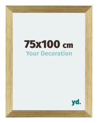 Mura MDF Photo Frame 75x100cm Gold Shiny Front Size | Yourdecoration.com