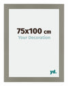 Mura MDF Photo Frame 75x100cm Gray Front Size | Yourdecoration.com