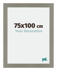 Mura MDF Photo Frame 75x100cm Gray Front Size | Yourdecoration.com