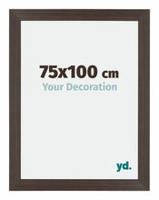 Mura MDF Photo Frame 75x100cm Oak Dark Front Size | Yourdecoration.com