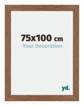 Mura MDF Photo Frame 75x100cm Oak Rustic Front Size | Yourdecoration.com