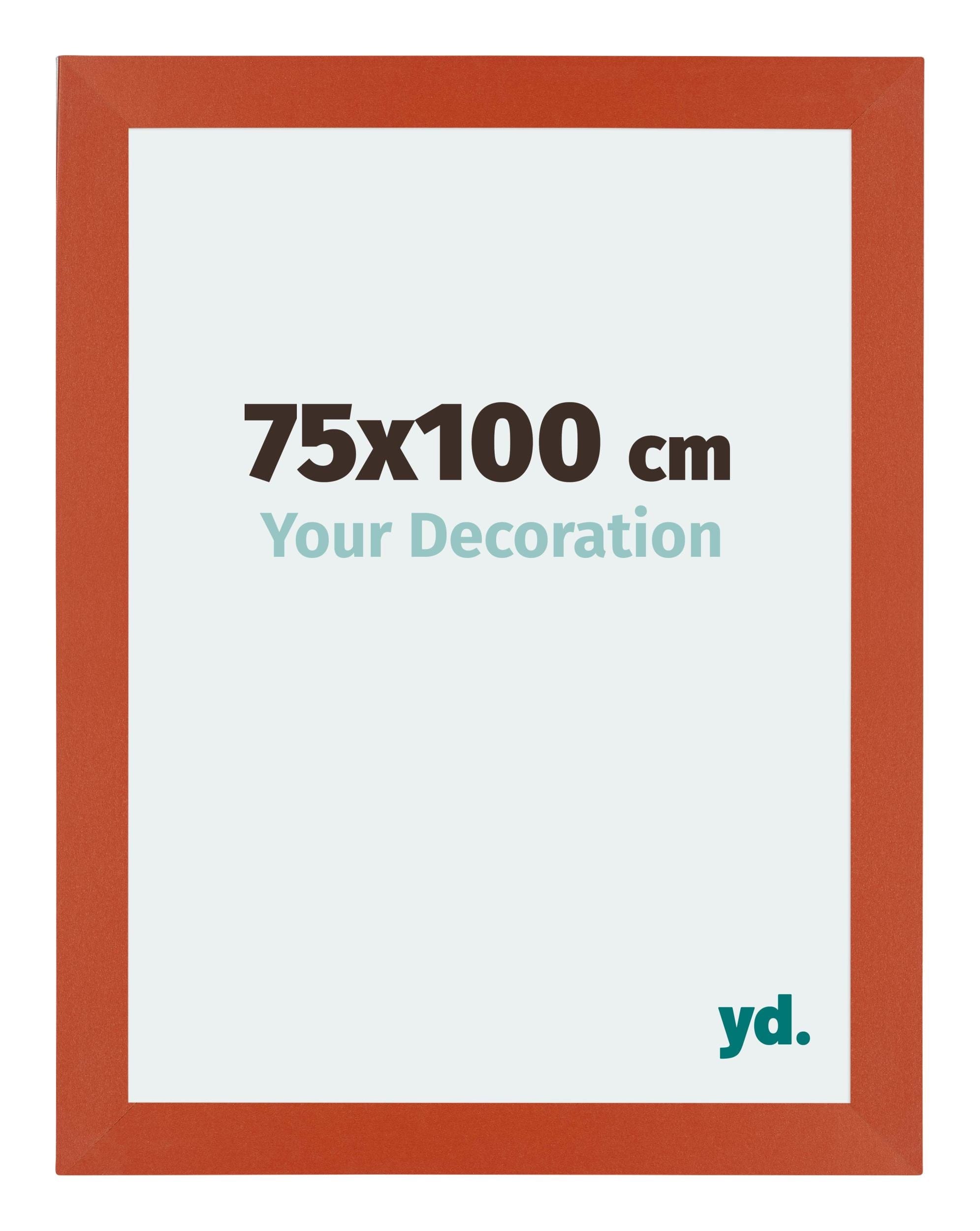 Mura MDF Photo Frame 75x100cm Orange Front Size | Yourdecoration.com