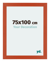 Mura MDF Photo Frame 75x100cm Orange Front Size | Yourdecoration.com