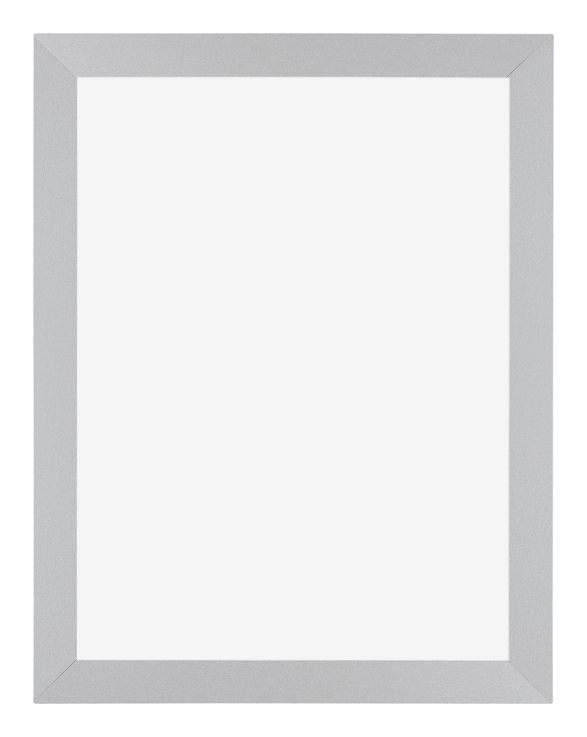 Mura MDF Photo Frame 75x100cm Silver Matte Front | Yourdecoration.com