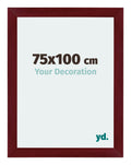 Mura MDF Photo Frame 75x100cm Winered Wiped Front Size | Yourdecoration.com