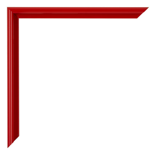 New York Aluminium Photo Frame 18x24cm Ferrari Red Detail Corner | Yourdecoration.com