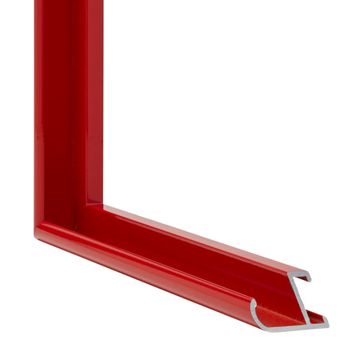 New York Aluminium Photo Frame 18x24cm Ferrari Red Detail Intersection | Yourdecoration.com