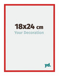 New York Aluminium Photo Frame 18x24cm Ferrari Red Front Size | Yourdecoration.com
