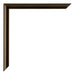 New York Aluminium Photo Frame 18x24cm Walnut Structure Detail Corner | Yourdecoration.com