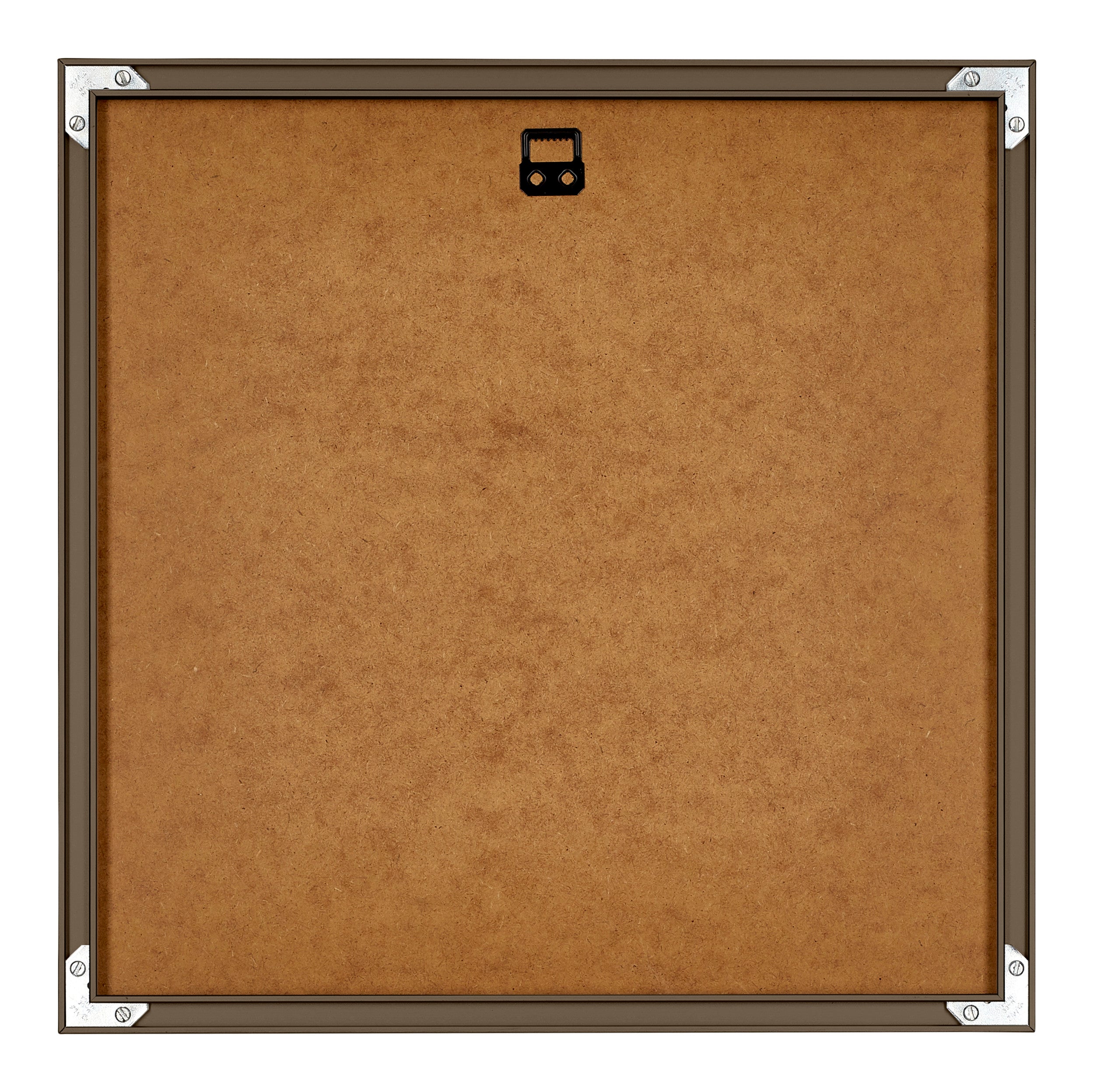 New York Aluminium Photo Frame 20x20cm Walnut Structure Back | Yourdecoration.com
