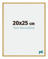 New York Aluminium Photo Frame 20x25cm Gold Shiny Front Size | Yourdecoration.com