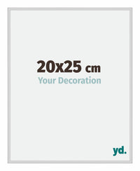 New York Aluminium Photo Frame 20x25cm Silver Matt Front Size | Yourdecoration.com