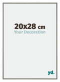 New York Aluminium Photo Frame 20x28cm Mercury Structure Front Size | Yourdecoration.com