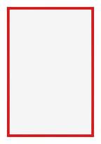 New York Aluminium Photo Frame 20x30cm Ferrari Red Front | Yourdecoration.com