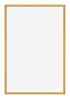 New York Aluminium Photo Frame 20x30cm Gold Shiny Front | Yourdecoration.com