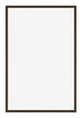 New York Aluminium Photo Frame 20x30cm Walnut Structure Front | Yourdecoration.com