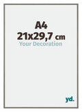 New York Aluminium Photo Frame 21x29 7cm A4 Mercury Structure Front Size | Yourdecoration.com