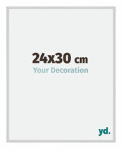 New York Aluminium Photo Frame 24x30cm Silver Matt Front Size | Yourdecoration.com