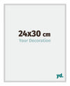 New York Aluminium Photo Frame 24x30cm Silver Matt Front Size | Yourdecoration.com