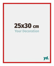 New York Aluminium Photo Frame 25x30cm Ferrari Red Front Size | Yourdecoration.com