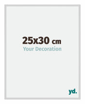 New York Aluminium Photo Frame 25x30cm Silver Matt Front Size | Yourdecoration.com