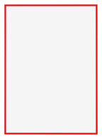 New York Aluminium Photo Frame 25x35 Ferrari Red Front | Yourdecoration.com