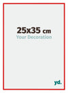 New York Aluminium Photo Frame 25x35cm Ferrari Red Front Size | Yourdecoration.com