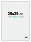New York Aluminium Photo Frame 25x35cm Silver Matt Front Size | Yourdecoration.com