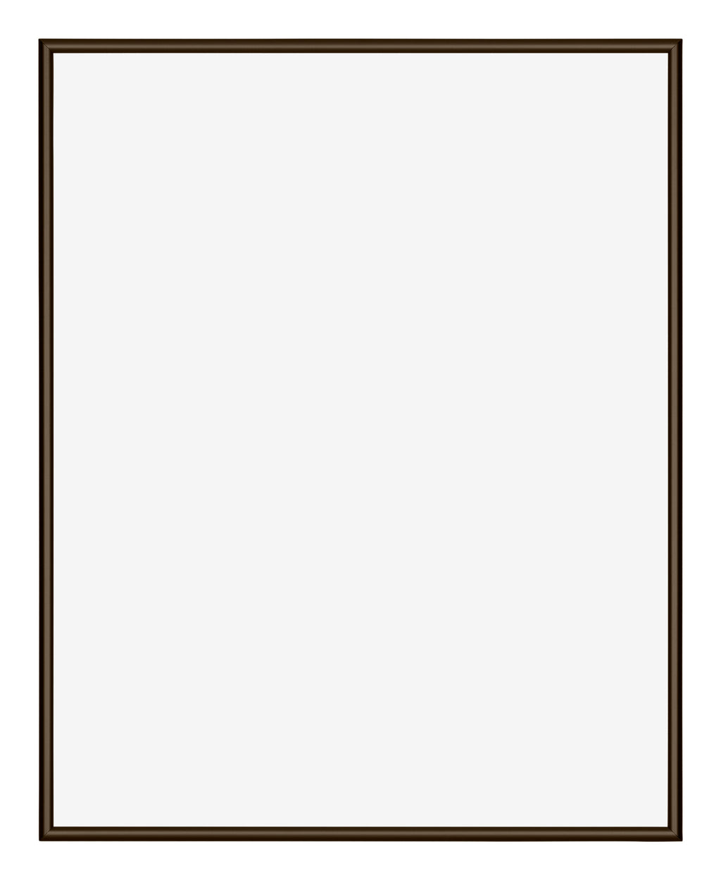 New York Aluminium Photo Frame 28x35cm Walnut Structure Front | Yourdecoration.com