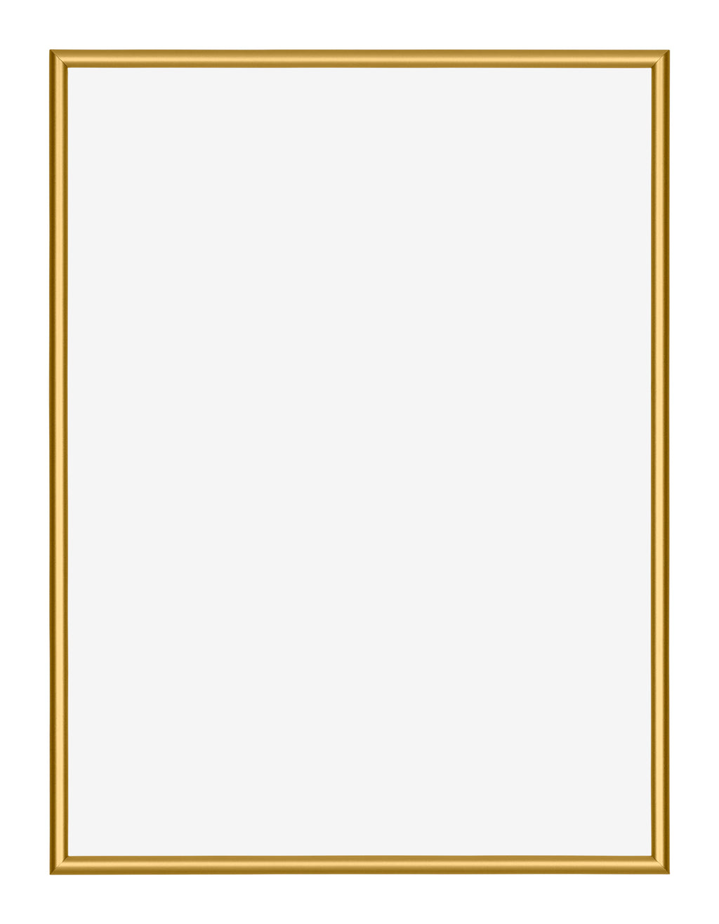 New York Aluminium Photo Frame 30x40cm Gold Shiny Front | Yourdecoration.com