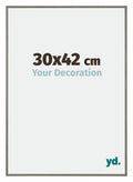 New York Aluminium Photo Frame 30x42cm Mercury Structure Front Size | Yourdecoration.com