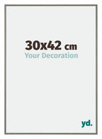 New York Aluminium Photo Frame 30x42cm Mercury Structure Front Size | Yourdecoration.com
