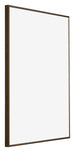 New York Aluminium Photo Frame 30x42cm Walnut Structure Front Oblique | Yourdecoration.com