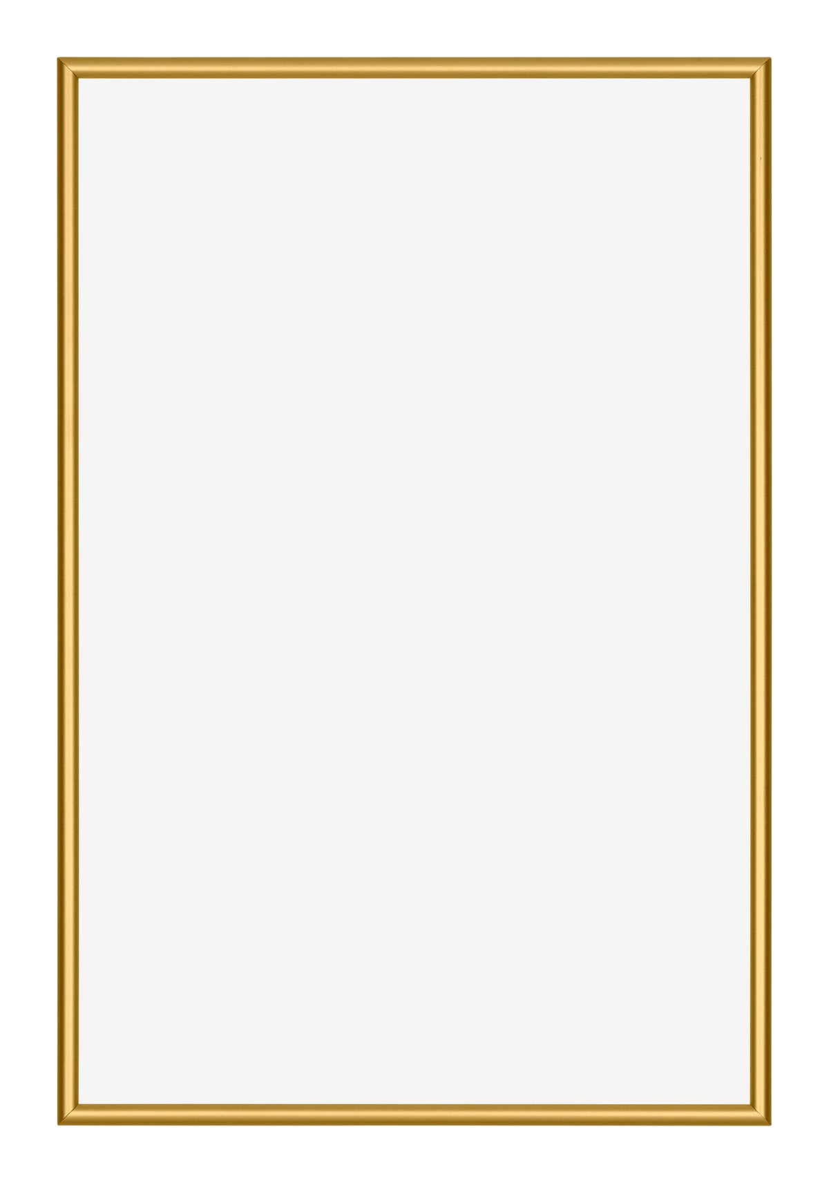 New York Aluminium Photo Frame 30x45cm Gold Shiny Front | Yourdecoration.com