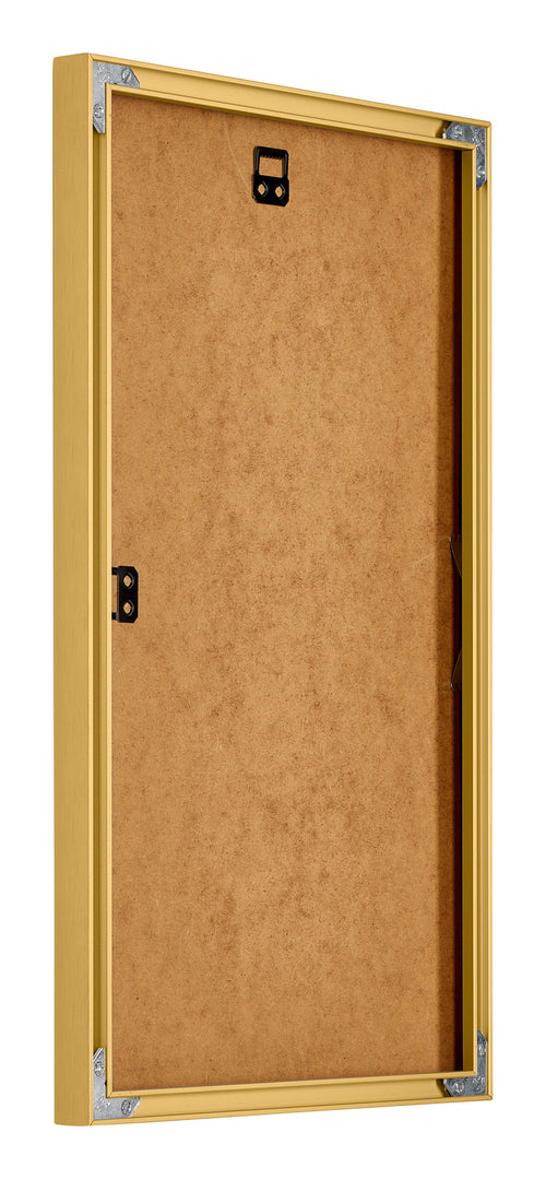 New York Aluminium Photo Frame 30x50cm Gold Shiny Back Oblique | Yourdecoration.com