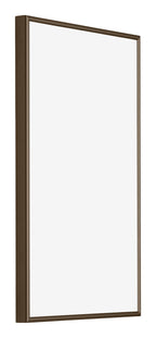 New York Aluminium Photo Frame 30x50cm Walnut Structure Front Oblique | Yourdecoration.com