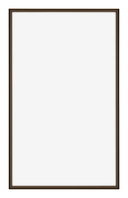 New York Aluminium Photo Frame 30x50cm Walnut Structure Front | Yourdecoration.com