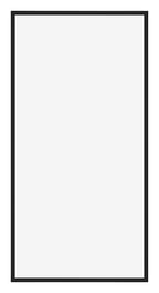 New York Aluminium Photo Frame 30x60cm Black Matt Front | Yourdecoration.com