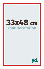New York Aluminium Photo Frame 33x48cm Red Ferarri Front Size | Yourdecoration.com