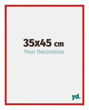 New York Aluminium Photo Frame 35x45cm Ferrari Red Front Size | Yourdecoration.com