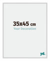New York Aluminium Photo Frame 35x45cm Silver Matt Front Size | Yourdecoration.com