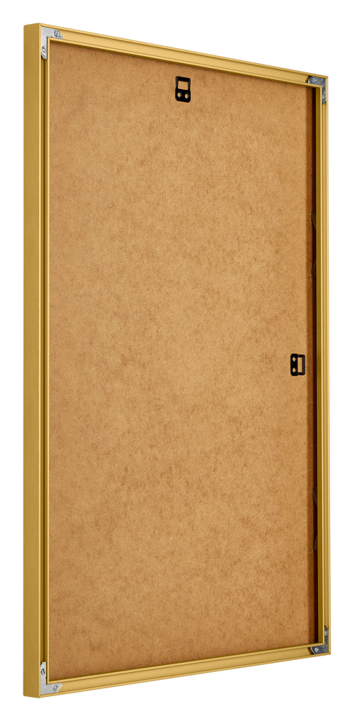 New York Aluminium Photo Frame 35x50cm Gold Shiny Back Oblique | Yourdecoration.com
