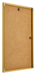 New York Aluminium Photo Frame 35x50cm Gold Shiny Back Oblique | Yourdecoration.com
