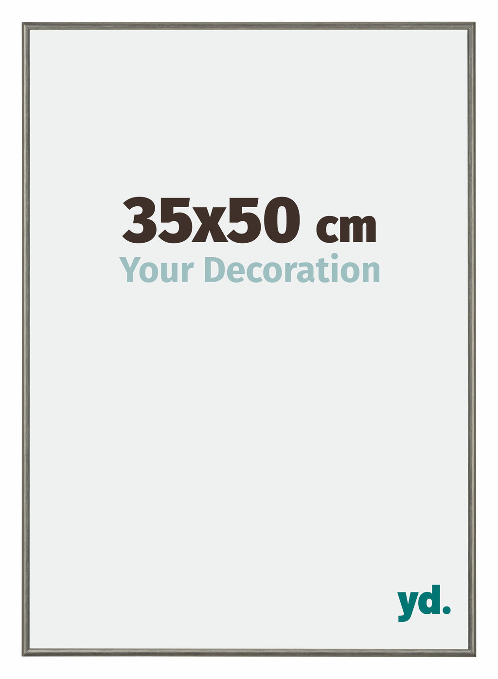New York Aluminium Photo Frame 35x50cm Mercury Structure Front Size | Yourdecoration.com