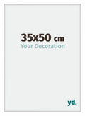 New York Aluminium Photo Frame 35x50cm Silver Matt Front Size | Yourdecoration.com