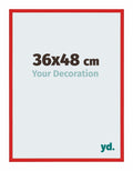 New York Aluminium Photo Frame 36x48cm Red Ferarri Front Size | Yourdecoration.com