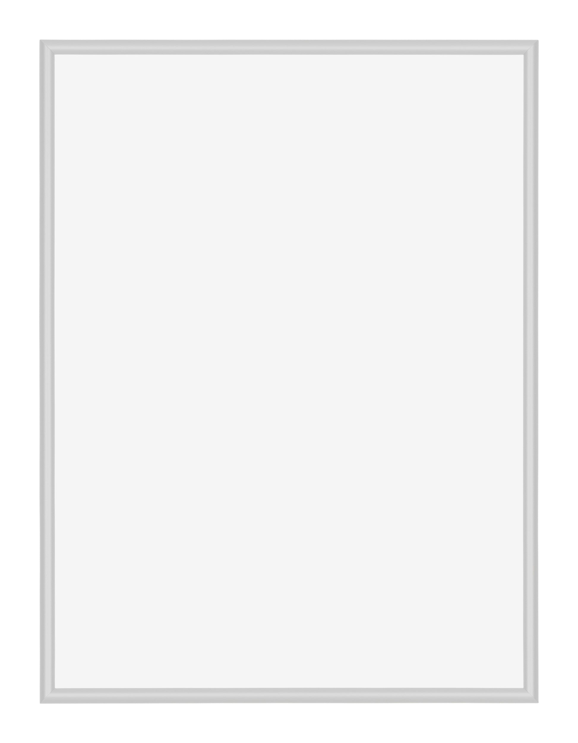 New York Aluminium Photo Frame 36x48cm Silver Matte Front | Yourdecoration.com